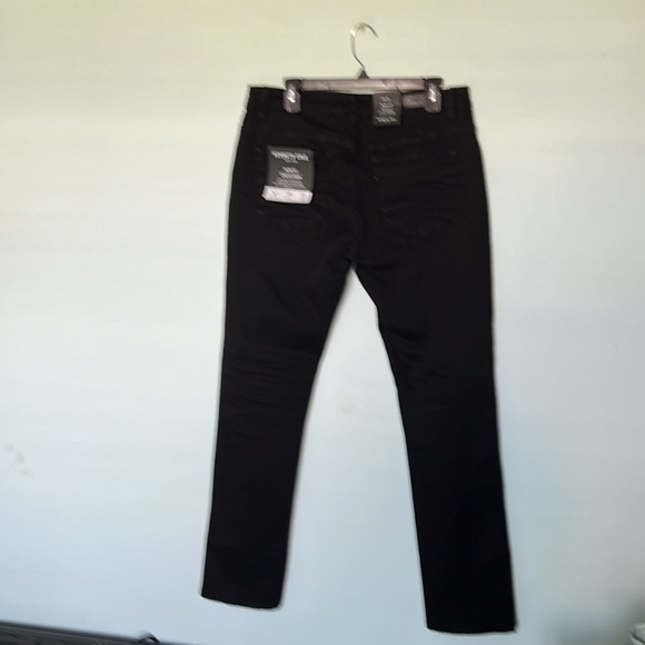 KENNETH COLE Men Slim Fit, Stretch Black Demin - Picture 2 of 13